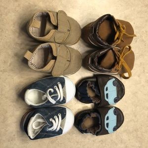 Baby boy infant shoes size 0-6 months